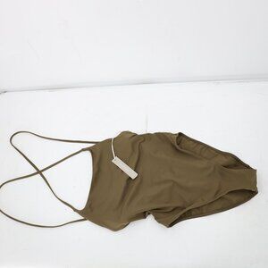 Everlane Olive Green One-Piece Swimsuit